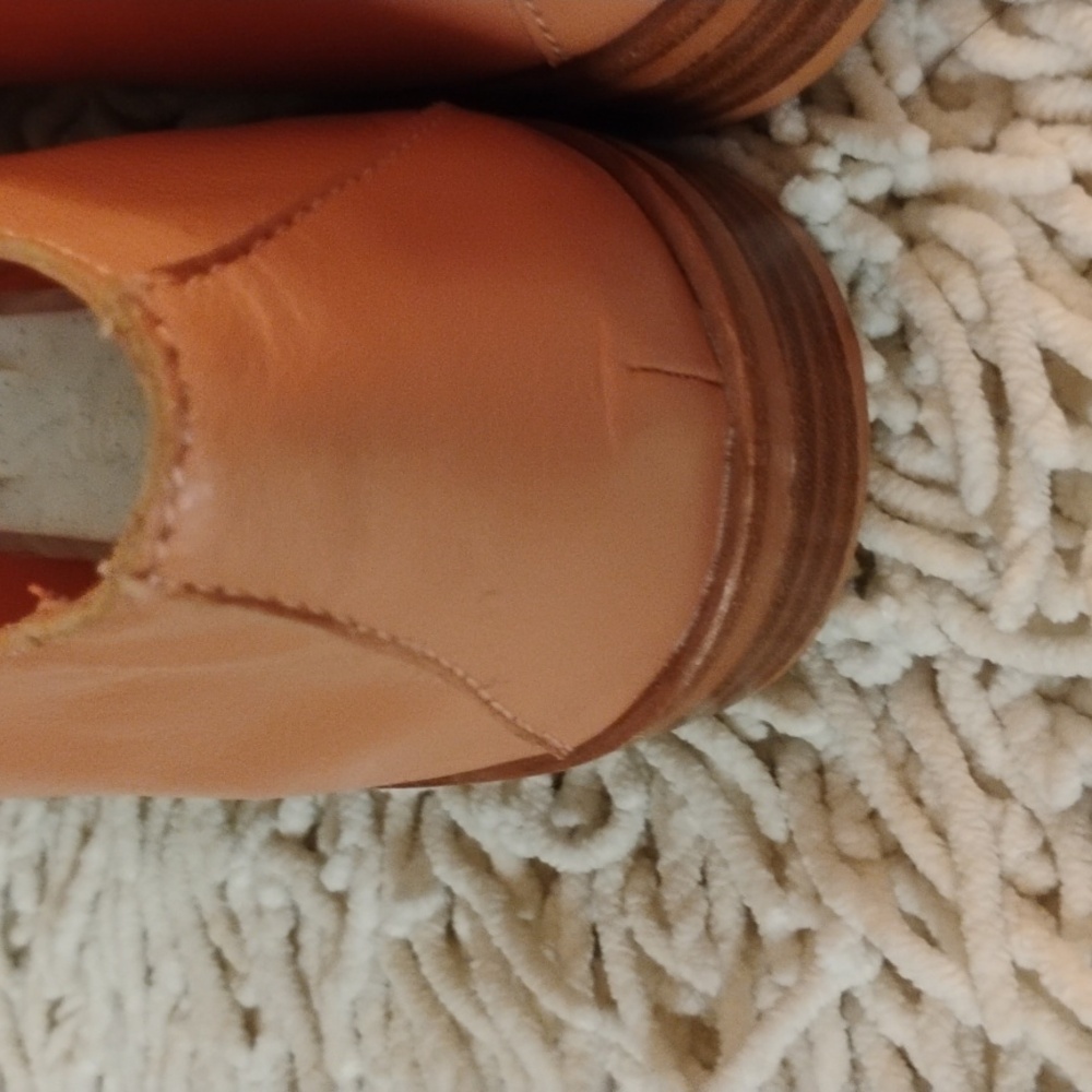 Treasure & Bond Kena Coral Leather Flats - Picture 3 of 9